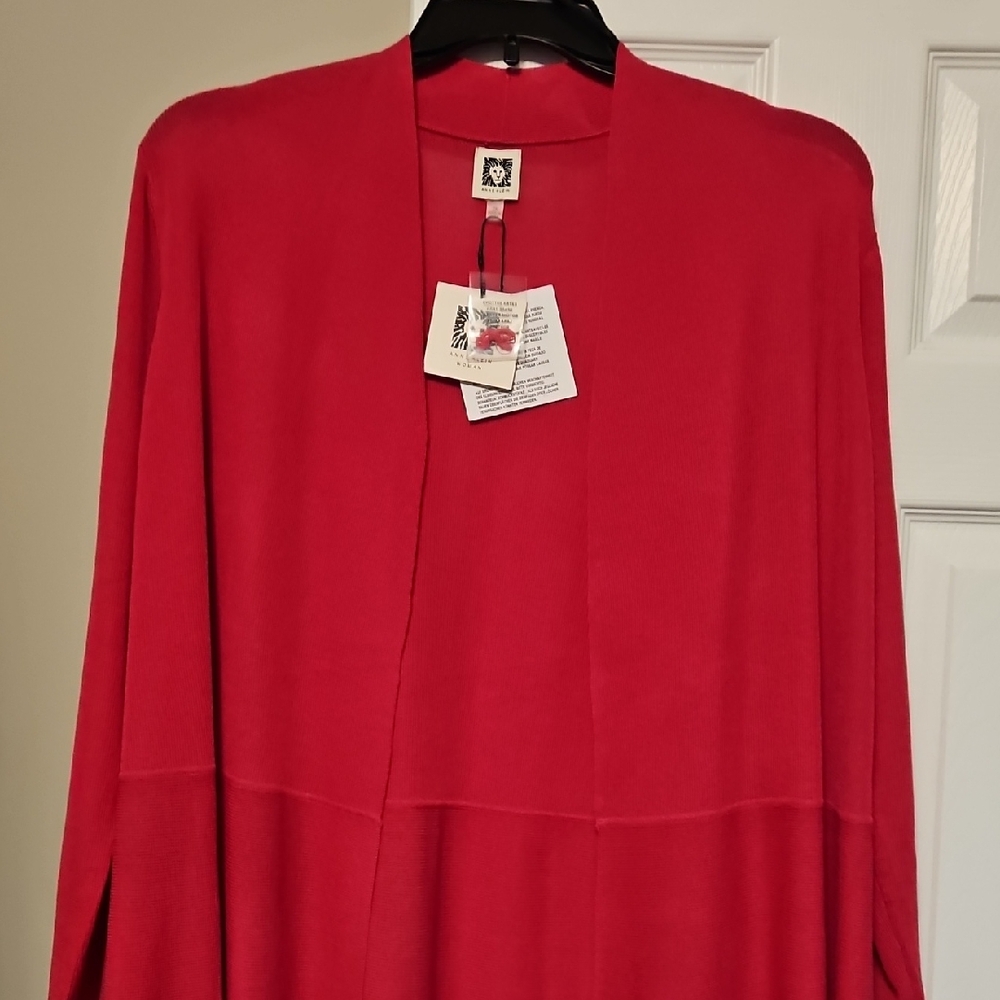 Anne Klein Red Women's Cardigan